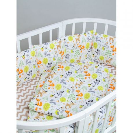 Комплекты в кроватку Sweet Baby Волшебный Лес поплин (4 предмета)