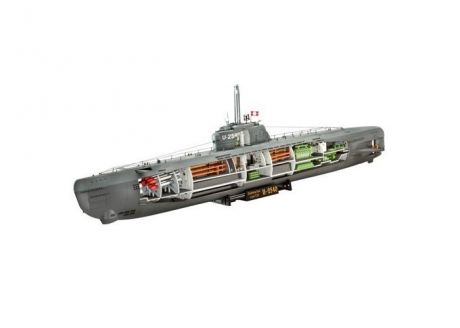 Сборные модели Revell Сборная модель Подводная лодка U-Boot Typ XXI с внутренней отделкой немецкая