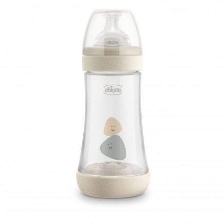 Бутылочки Chicco Perfect5 Uni с силиконовой соской средний поток с 2 мес. 240 мл