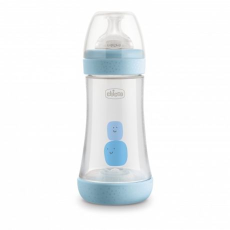 Бутылочки Chicco Perfect5 Boy с силиконовой соской средний поток с 2 мес. 240 мл
