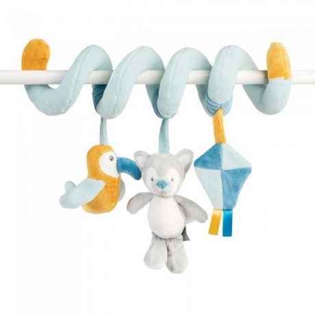 Подвесные игрушки Nattou Toy spiral Tim & Tiloo Лошадка и Волк