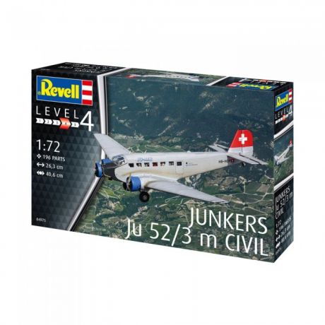 Сборные модели Revell Сборная модель самолёта Юнкерс Ю 52/3м