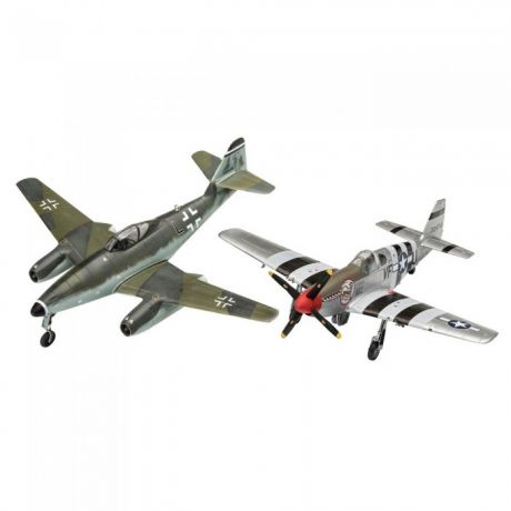 Сборные модели Revell Набор сборных моделей истребитель Me262 и истребитель P-51B