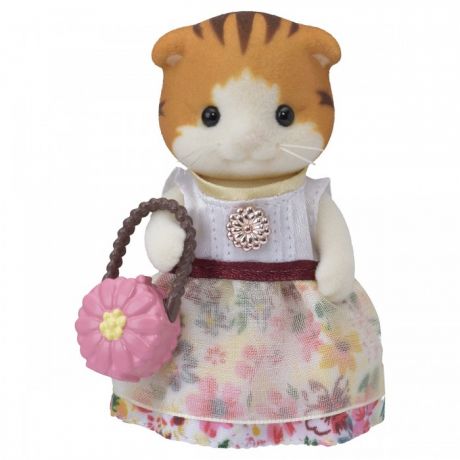 Игровые наборы Sylvanian Families Рыженькая кошечка старшая сестра в городе