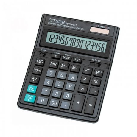 Канцелярия Citizen Калькулятор настольный SDC-664S 16 разрядов