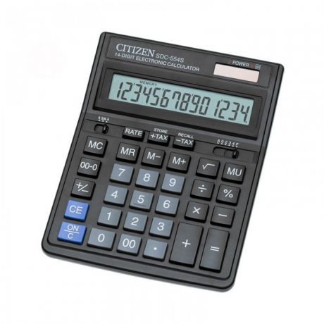 Канцелярия Citizen Калькулятор настольный SDC-554S 14 разрядов