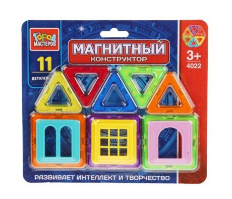 Конструкторы Город мастеров магнитный (11 деталей)