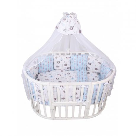 Комплекты в кроватку AmaroBaby Premium Индейцы (18 предметов)