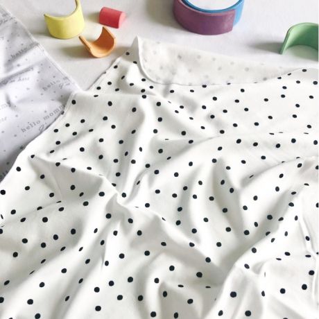 Пеленки Mjolk Сет из 2-х Горошки/Hello Mommy 120х85 см