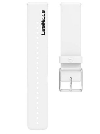 Аксессуар Ремешок для Polar Wrist Band Ignite LesMills 20mm M-L Silicone White 91081717
