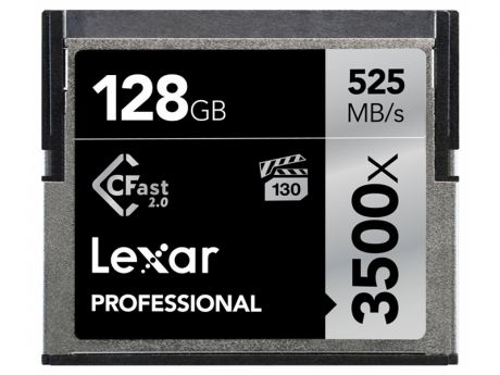 Карта памяти 128Gb - Lexar Compact Flash 3500x LC128CRBEU3500