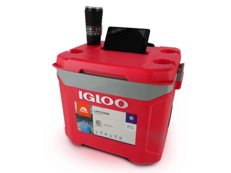 Термоконтейнер Igloo Latitude 60 Roller Red 34379