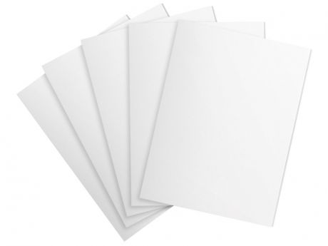 Пенокартон Brauberg 50х70cm 5 листов White Matt 112471