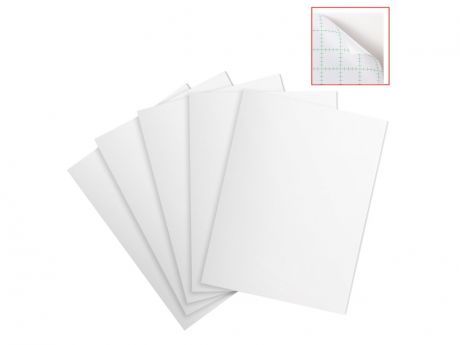 Пенокартон самоклеящийся Brauberg 50х70cm 5 листов White Matt 112473