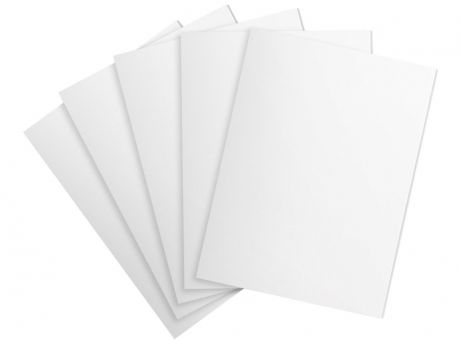 Пенокартон Brauberg 30х40cm 5 листов White Matt 112468