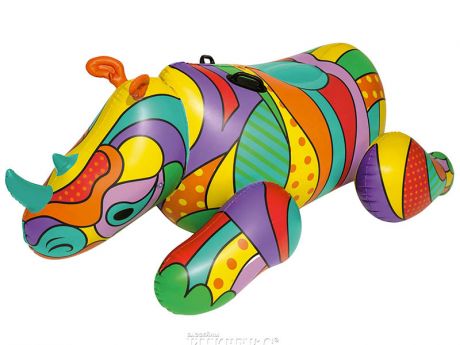 Надувная игрушка BestWay POP Носорог 201x102cm 41116