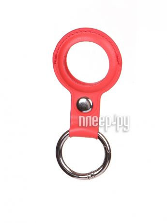 Брелок-подвеска mObility для APPLE AirTag 8.5cm Leather Red УТ000026719
