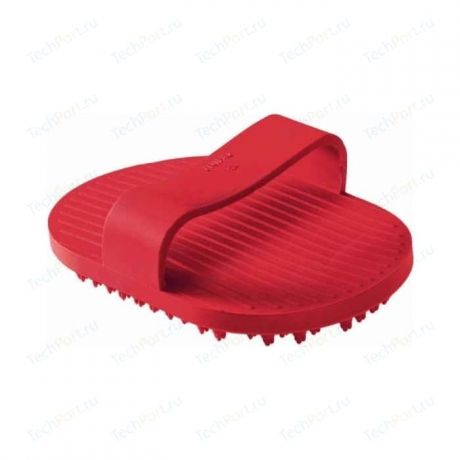 Щетка Hunter Smart Wellness Grooming Comb резиновая грумерская красная для животных