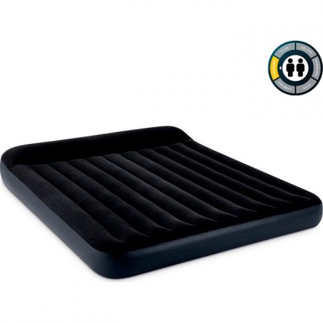 Надувной матрас Intex Pillow Rest Classic Airbed (King) 183х203х25см с подголовником, 64144