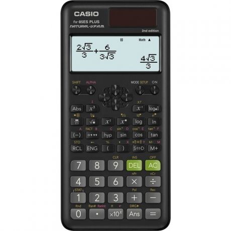 Калькулятор научный Casio FX-85ESPLUS-2-SETD черный 10+2-разр.