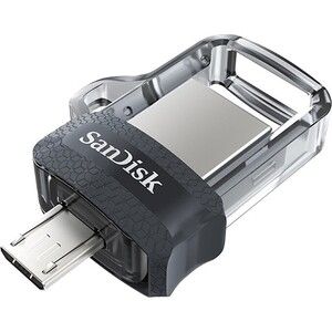 Флеш-диск Sandisk 16Gb Ultra Dual drive SDDD3-016G-G46 USB3.0 черный