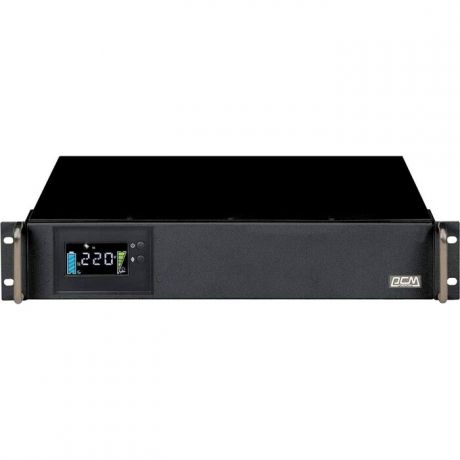 ИБП PowerCom King Pro RM KIN-1200AP LCD 720Вт 1200ВА черный