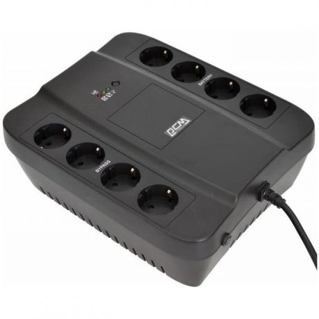 ИБП PowerCom Spider SPD-850N 850ВА 510Вт 4+4xEURO черный (SPD-850N)