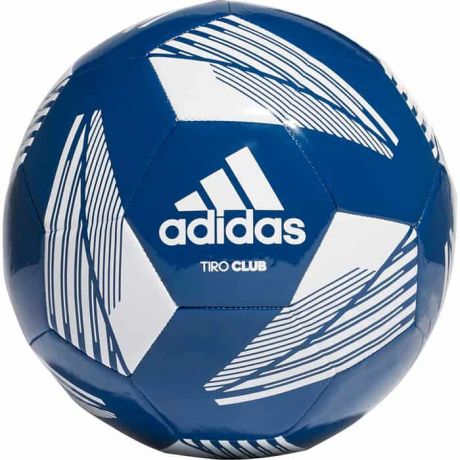 Мяч футбольный Adidas Tiro Club арт. FS0365, р.4, ТПУ, 12 пан., маш.сш., бело-синий