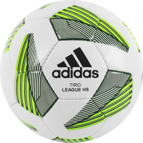 Мяч футбольный Adidas Tiro Match League HS арт. FS0368, р.4, ПУ, 32 пан., руч.сш., бело-зеленый