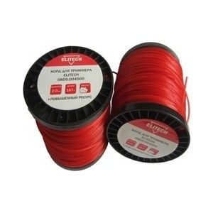 Леска триммерная Elitech 2,0 мм 167м, звезда (0809.004500)