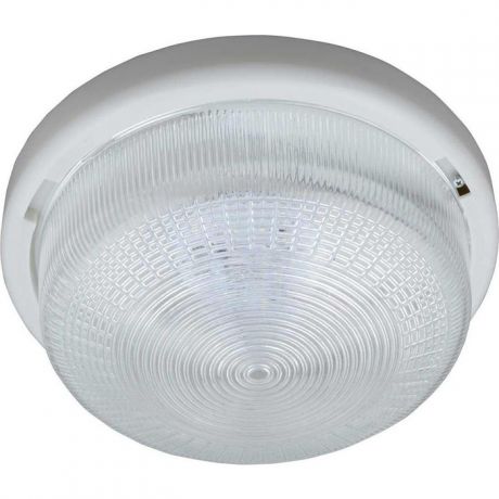 Потолочный светодиодный светильник Uniel ULO-K05A 6W/6000K/R24 IP44 White/Glass