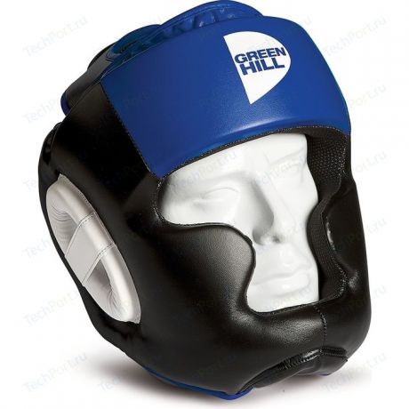 Шлем GREEN HILL POISE HGP-9015-XL-BL, р. XL, иск. кожа ПУ, черно-синий