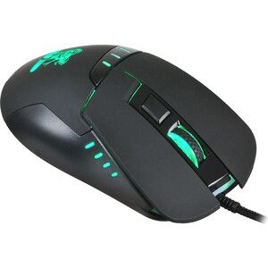Мышь Oklick 865G Snake черный/черный оптическая (2400dpi) USB (5but)
