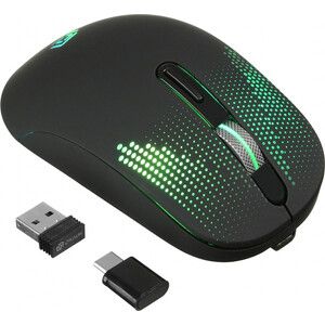 Мышь Oklick 636LWC черный оптическая (2400dpi) беспроводная USB/USB-C (6but)