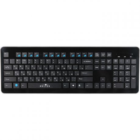 Клавиатура Oklick 870S черный USB беспроводная slim Multimedia