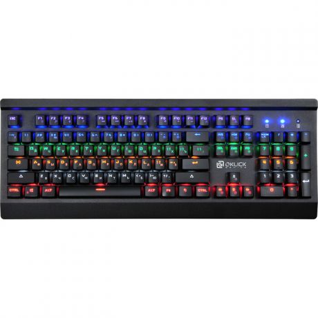 Клавиатура Oklick 920G IRON EDGE механическая черный USB for gamer LED