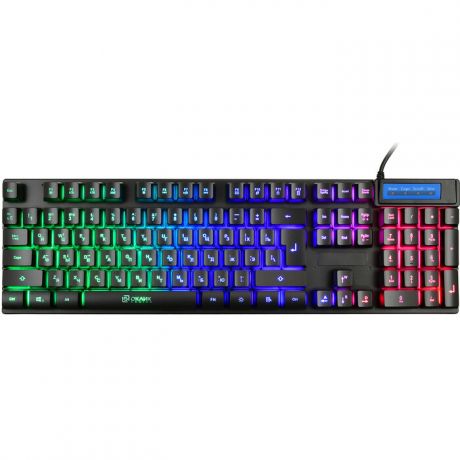 Клавиатура Oklick 760G GENESIS черный USB for gamer LED