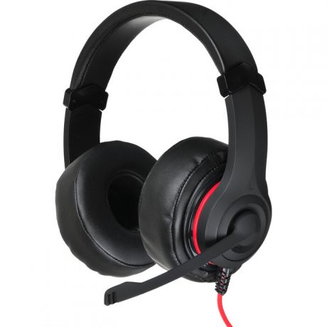Гарнитура Oklick HS-L330G NIGHTMARE черный 2.2м мониторные оголовье (N-6)