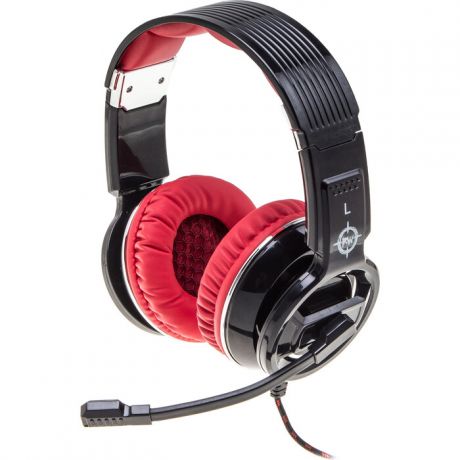 Гарнитура Oklick HS-L350G RED WAR черный 2.2м мониторные оголовье (HS-L350G)