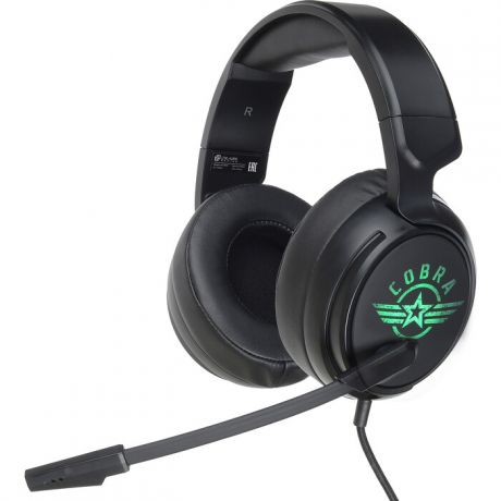 Гарнитура Oklick HS-L950G COBRA черный 2.2м мониторные оголовье (HS-L950G)