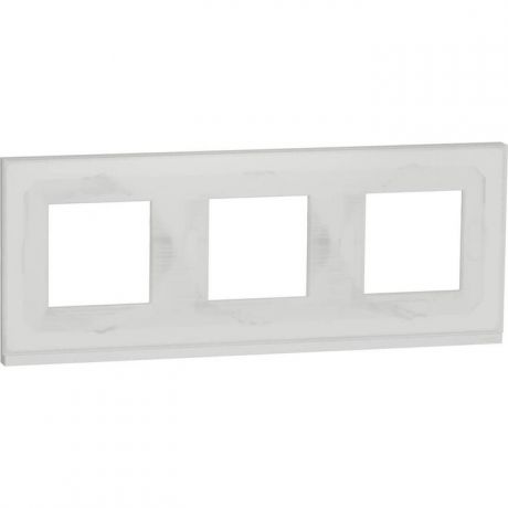 Рамка Schneider Electric 3-постовая Unica New NU600685