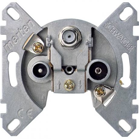 Розетка Schneider Electric TV-FM-SAT оконечная Merten Antique/Artec MTN466097