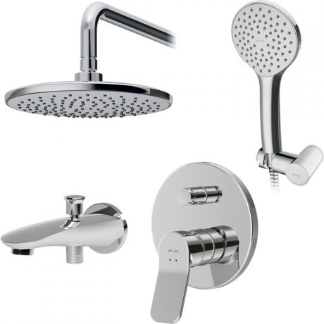 Душевая система Am.Pm X-Joy 220 со смесителем, хром (FB85A10000)
