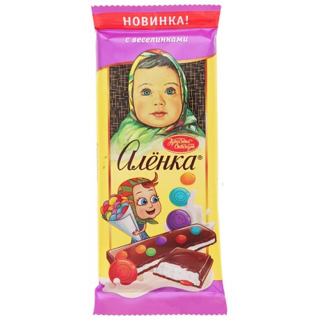 Шоколад Аленка с веселинками 87 г