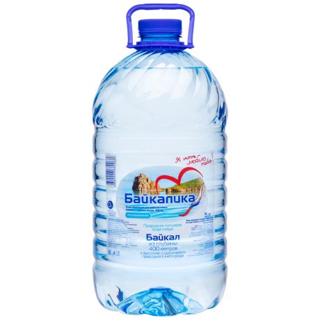 Вода Байкалика природная глубинная негазированная 5 л