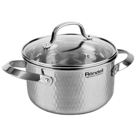 Кастрюля Rondell RainDrops с крышкой 20 см 3.2 л