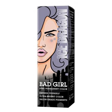 Бальзам оттеночный BAD GIRL Ice Dragon серый 150 мл