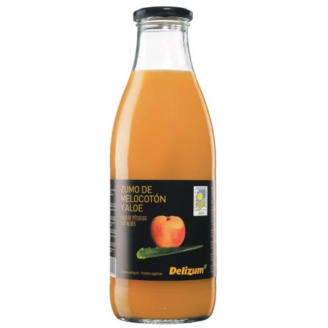 Сок Delizum Био Peach & Aloe Juice персика и алоэ 1 л