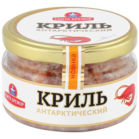 Мясо криля антарктического Санта Бремор в заливке 180 г