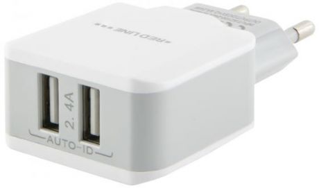 Сетевое зарядное устройство Red Line NC-2.4A 2.4А USB-C белый УТ000013633